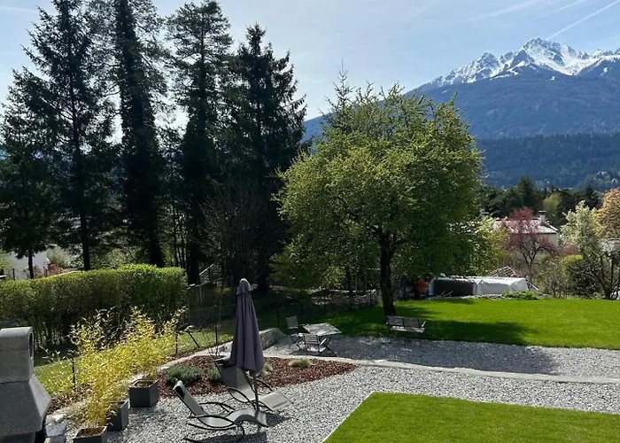 Appartement Mit Garten Und Panoramablick In Innsbruck